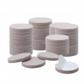 50pcs Furniture Pads Round 1 8 Self-stick Non-slip Anti-scratch Felt Table Floors Protector Beige 