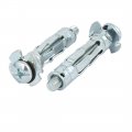 Uxcell 10pcs M5x37mm Thread Expansion Bolt Sleeve Anchor For 6mm-13mm Hollow Wall