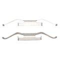 Front Disc Brake Hardware Set For Fiat 500 2014 2015 2016 2017 2018 2019 Alx-pau-df-340-07004-cla1 Black Standard Replacement 