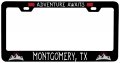 Montgomery Texas Vanity Metal License Plate Frame 
