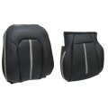 Front Driver Side Bottom Top Replacement Seat Covers Black Microfiber Leather For Ford F150 Platinum Ed 2015 2016 2017 2018 