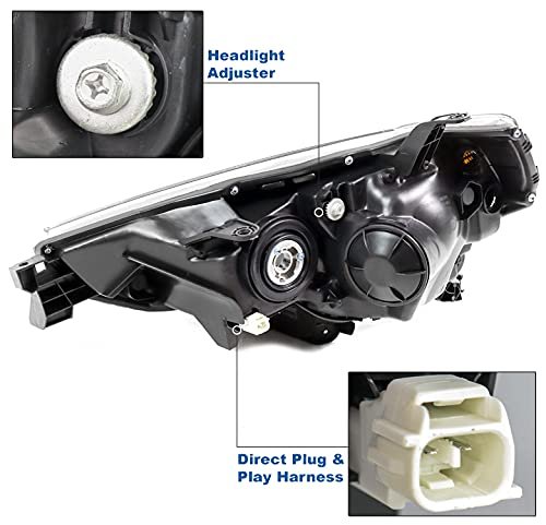Projector Headlight Headlamp Chrome Passenger Side For 2014-2020 Toyota 4runner