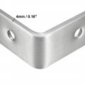 Uxcell Stainless Steel Shelves Corner Brace 250mmx150mmx23 5mm Joint Round End L Shape Angle Fastener Joints Support Bracket