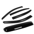 Auto Dynasty For Honda Accord Cp2 4-door 4pcs Window Deflector Rain Guard 38 Inches Sun Roof Visor Dark Smoke 