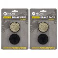 Niche Brake Pad Set For Yamaha Exciter Vmax Ovation Venture Xl 89j-25811-00-00 Rear Semi-metallic 2 Pack