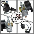 Glenparts Cdi Ignition Coil Module Kit With Carburetor Compatible Most 49cc 50cc 60cc 66cc 80cc 2-stroke Engine Motorized Bike
