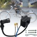 Glenparts Cdi Ignition Coil Module Kit With Carburetor Compatible Most 49cc 50cc 60cc 66cc 80cc 2-stroke Engine Motorized Bike