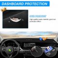 Cartist For Suede Dash Cover 2017 2018 2019 2020 2021 2022 Kia Niroboard Mat Non-slip Dash Pad Carpet Odorless Sunshade Glare