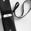 Diythinker Special Handwriting English Name Susan Phone Wallet Purse Hanging Mobile Pouch Black Pocket
