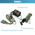 X Autohaux 1 Set 56217 4-pin Trailer Wiring Harness For Toyota Highlander Lexus Rx350