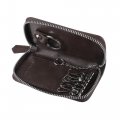 Uxcell Leather Car Key Fob Case Holder Smart Keychain Protector Cover Universal For Men And Women Coffee