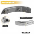 X Autohaux Car 3 Led Front Right Side Mirror Turn Signal Light 87623-2p000 For Kia Sorent 2012-2015