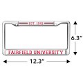 Fairfield University School Logo Full Size Standard License Plate Metal Frame