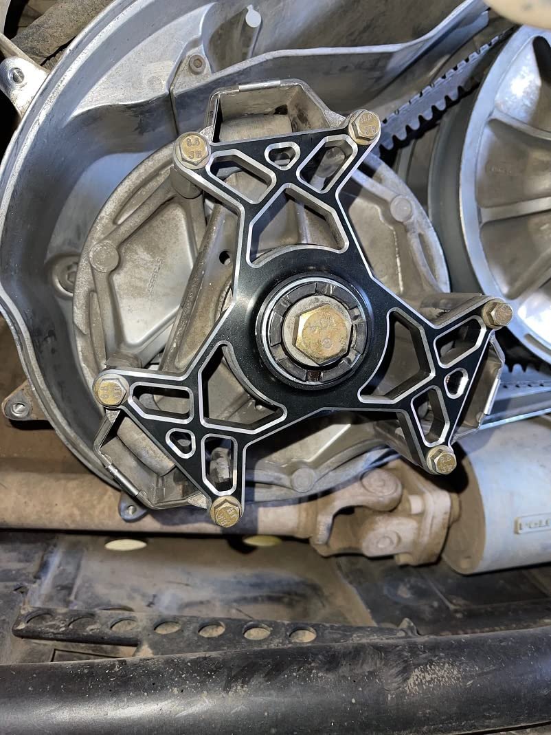Primary Clutch Cover For Polaris Rzr Turbo 2016 2022 Billet Aluminum Replacement With Cooling Fins Fits All Models