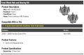 Front Wheel Hub And Bearing Kit 2 Piece Compatible With 2003-2008 Pontiac Grand Prix Without Abs Brakes