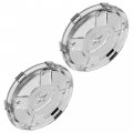 Caltric Front Or Rear Wheel Hub Cover Compatible With Polaris Sportsman 850 Touring Eps 2010-2014 2x