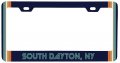 South Dayton New York Car Metal License Plate Frame Retro Design 