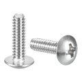 6-32 X 1 2 Truss Head Phillips Machine Screws Full Thread Drive 304 Stainless Steel 18-8 Quantity 100 