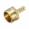 Uxcell Brass Barb Hose Fitting Connector Adapter 6mm Barbed X 1 2 Pt Male Pipe