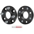 2x Wheel Spacers 4x114 3 12x1 25 66 1 15mm Black For 2013-2019 Nv200 1984-1998 200sx