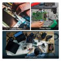 Uxcell Flexible Flat Cable 150mm 1mm Pitch 9 Pins Fpc Ffc Ribbon For Lcd Tv Dvd Player 5pcs B Type