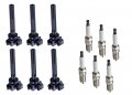 Ena Ignition Coil Pack And Platinum Spark Plug Set Of 6 For Isuzu Honda Acura 1996 1997 Slx Passport Rodeo Trooper V6 3 2l 