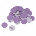 Uxcell 50pcs 1-inch Purple Sanding Discs 2000 Grits Hook And Loop Professional Aluminum Oxide Sand Paper Mini Size For Wood