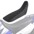 Striped Grip Gripper Seat Cover For Suzuki Dr650 1996 To 2025 Waterproof Non Slip Pvc Leather Motorcycle Cushion Black Custom 