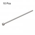 Uxcell Straight Ejector Pins 2 5mm 3 32 Dia 65mn Steel Round Tip Punch 100mm 4 Long For Mechanical Maintenance 10pcs