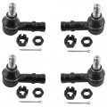 4pcs Front Inner And Outer Tie Rod Set Es2954 Es2953 For Acura Slx 1996 1999 Honda Passport 1994 1997 Isuzu Amigo Pickup Rodeo 