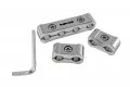 Vms Racing 3pc Piece Chrome Billet Aluminum Spark Plug Wire Separators Compatible With Nissan Toyota Corolla Celica Tercel