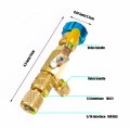 Jianzhenkeji A C And Refrigeration Valve Core Remover Lnstaller Suitable For R410a R22 R600 R32