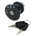 Ignition Switch With 2 Keys For 2012 To 2019 Cushman Lsv 800 Utility Carts Plug In Panel Mount Brass