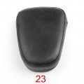 Topteng Motorcycle Sissy Bar Backrest Black Cushion Pad For Yamaha Honda Suzuki Kawasaki Bikes