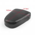 Topteng Motorcycle Sissy Bar Backrest Black Cushion Pad For Yamaha Honda Suzuki Kawasaki Bikes