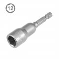 Uxcell 1 4 Quick-change Hex Shank 12mm Magnetic Nut Setter Driver Drill Bit 65mm Length Metric
