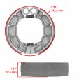 Caltric Rear Brake Shoes Compatible With Honda Cb650sc Cb-650sc Nighthawk 650 1983-1985