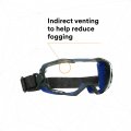 3m Gogglegear 6000 Series Gg6001nsgaf-blu Blue Shroud Neoprene Strap Scotchgard Anti-fog Coating Clear Af-as Lens