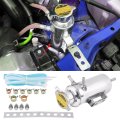 Universal 350ml Aluminum Car Radiator Coolant Overflow Catch Tank Reservoir Kit