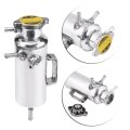 Universal 350ml Aluminum Car Radiator Coolant Overflow Catch Tank Reservoir Kit