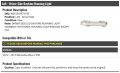 Left Driver Side Led Daytime Running Light Assembly With Gray Housing Compatible 2012-2015 Mercedes Benz C250 Coupe Sedan