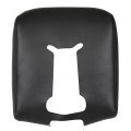 Jump Seat Armrest Cover For 2014-2018 Chevy Silverado Gmc Sierra Waterproof Black Synthetic Leather Center Console Lid Skin 