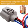 High Pressure Fuel Sensor Connector For Volkswagen Audi 2007 2015 Pigtail Plug Wiring Harness 3b0973703g 06e906051e 06e906051k