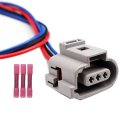 High Pressure Fuel Sensor Connector For Volkswagen Audi 2007 2015 Pigtail Plug Wiring Harness 3b0973703g 06e906051e 06e906051k