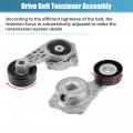 X Autohaux Belt Tensioner Pulley Assembly No 1l3z6b209aa F75z6b209da Ford E-150 2003-2014 For Club Wagon 2003-2005