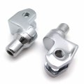 Httmt Chrome Foot Pegs Connection Adapter Compatible With Yamah V-star 1100 650 V-max Virage