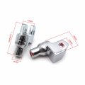 Httmt Chrome Foot Pegs Connection Adapter Compatible With Yamah V-star 1100 650 V-max Virage