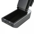 Armrest Box Pu Leather Center Console Storage Car With Cup Holder For Attrage Mirage
