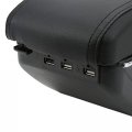 Armrest Box Pu Leather Center Console Storage Car With Cup Holder For Attrage Mirage