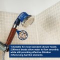 Uxcell 4 Packs Replacement Shower Head Bead 1-2mm Filters Mineral Stone Bead For Water Softener Filtration Yellow Grey White
